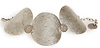 Chanour Etched Moon Disk Bracelet