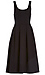 Pleated A-Line Midi Dress Thumb 1