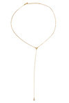 DAILYLOOK Delicate Crystal Drop Necklace