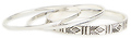 DAILYLOOK Tribal Engraved Bangle Bracelet Set