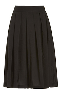 A-Line Pleated Midi Skirt Slide 1
