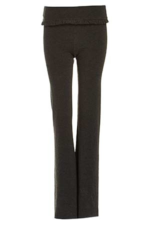 SOLOW Ruffle Foldover Jersey Pant Slide 1