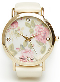 Floral Face Watch