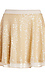 J.O.A.Sequin Ruffle Skirt Thumb 1