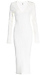 Long Sleeve Bodycon Midi Dress Thumb 1