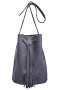 Jesslyn Blake Leather Bucket Bag