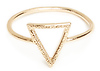 DAILYLOOK Geometric Triangle Ring
