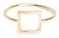 DAILYLOOK Geometric Square Ring