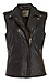 MUUBAA Limited Lynn Sleeveless Leather Biker Vest Thumb 1