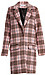 Glamorous Plaid Checked Longline Coat Thumb 1