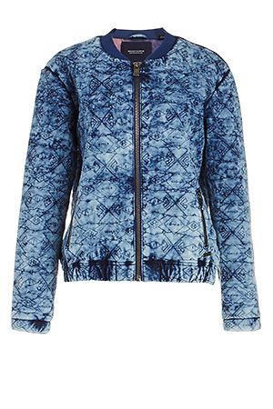 Maison Scotch Quilted Bomber Jacket Slide 1