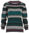 Lucca Couture Diamond Pattern Sweater
