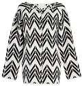 J.O.A.Zig Zag Cardigan
