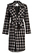 Line & Dot Plaid Keaton Trench Coat Thumb 1