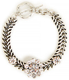 J.O.A. Flower Stone Chain Bracelet