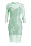 For Love & Lemons Rosette Lace Dress