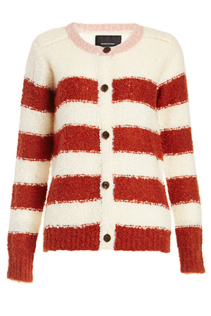 Maison Scotch Boucle Knitted Cardigan Slide 1