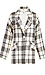 Charlotte Plaid Cocoon Coat Thumb 1