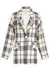 Charlotte Plaid Cocoon Coat
