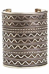 Natalie B Azteca 3 Tribal Cuff Bracelet