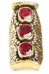 Natalie B 3 Stone Bliss Saddle Ring
