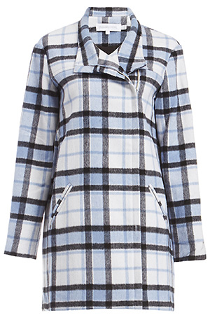 Finders Keepers Long Time Plaid Coat Slide 1