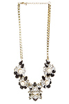 DAILYLOOK Pearl Studded Floral Necklace