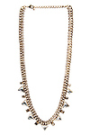 J.O.A. Jeweled Chain Necklace