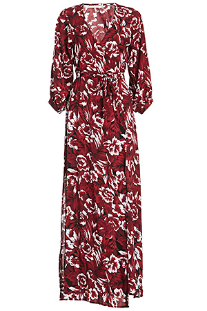 Faithfull The Brand Bonnie & Clyde Floral Maxi Dress Slide 1