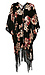 Glamorous Floral Velvet Devore Kimono Thumb 1