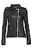 DOMA Multi Coin Pockets Leather Moto Jacket Thumb 1