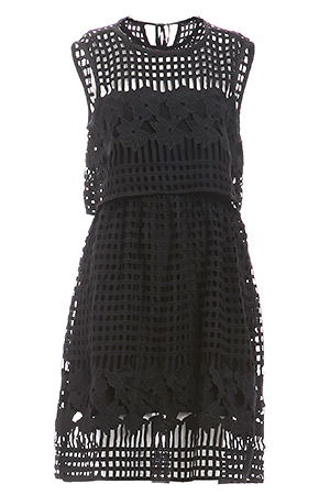 Saylor Lola Embroidered Lace Dress Slide 1