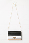 Phoebe Vegan Leather Color Block Shoulder Bag