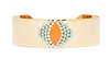 Sandy Hyun crystal Lucite Bracelet