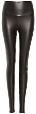 High Waist Vegan Leather Leggings