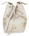 Tribal Cutout Bucket Bag