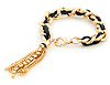 Woven Chain Tassel Bracelet