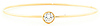 DAILYLOOK Solitaire Crystal Bangle Bracelet