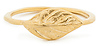 Single Leaf Midi Ring