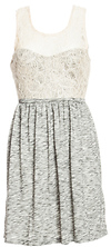 Lace Top Knit Dress