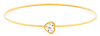 DAILYLOOK Crystal Heart Bangle Bracelet