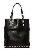 Textured Studded Tote