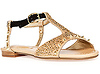 Sparkly Hazard Sandals