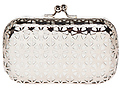 Laser Cut Metal Box Clutch