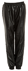 Lucca Couture Leatherette Track Pants