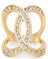 DAILYLOOK Double Crossed Ring