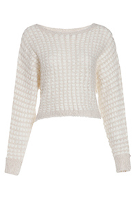 Cropped Front Sweater Slide 1