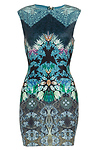 Modern Art Mirror Image Dress