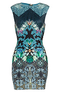 Modern Art Mirror Image Dress