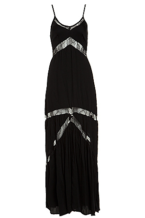 STYLESTALKER All The Way Lace Maxi Dress Slide 1